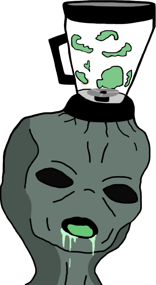 AlienJak with blender
